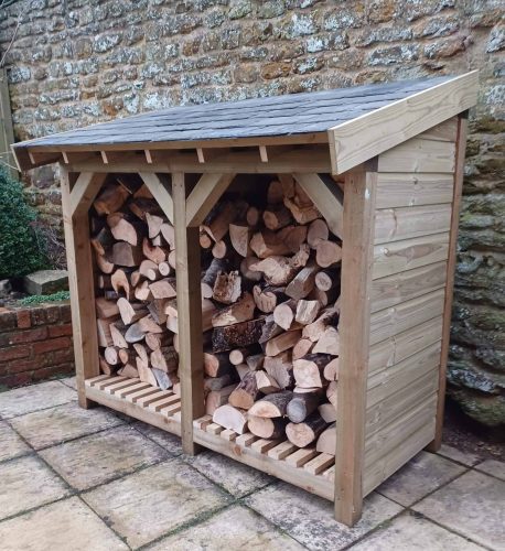 Lyra - Log Store with Slate Roof photo review