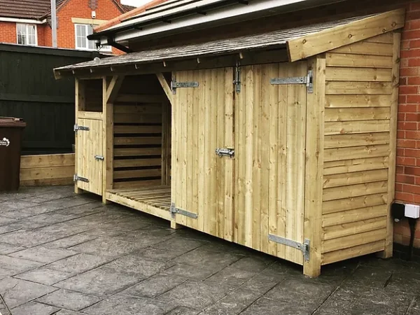 Martin - Bin and Log Store with Slate Roof - Image 3