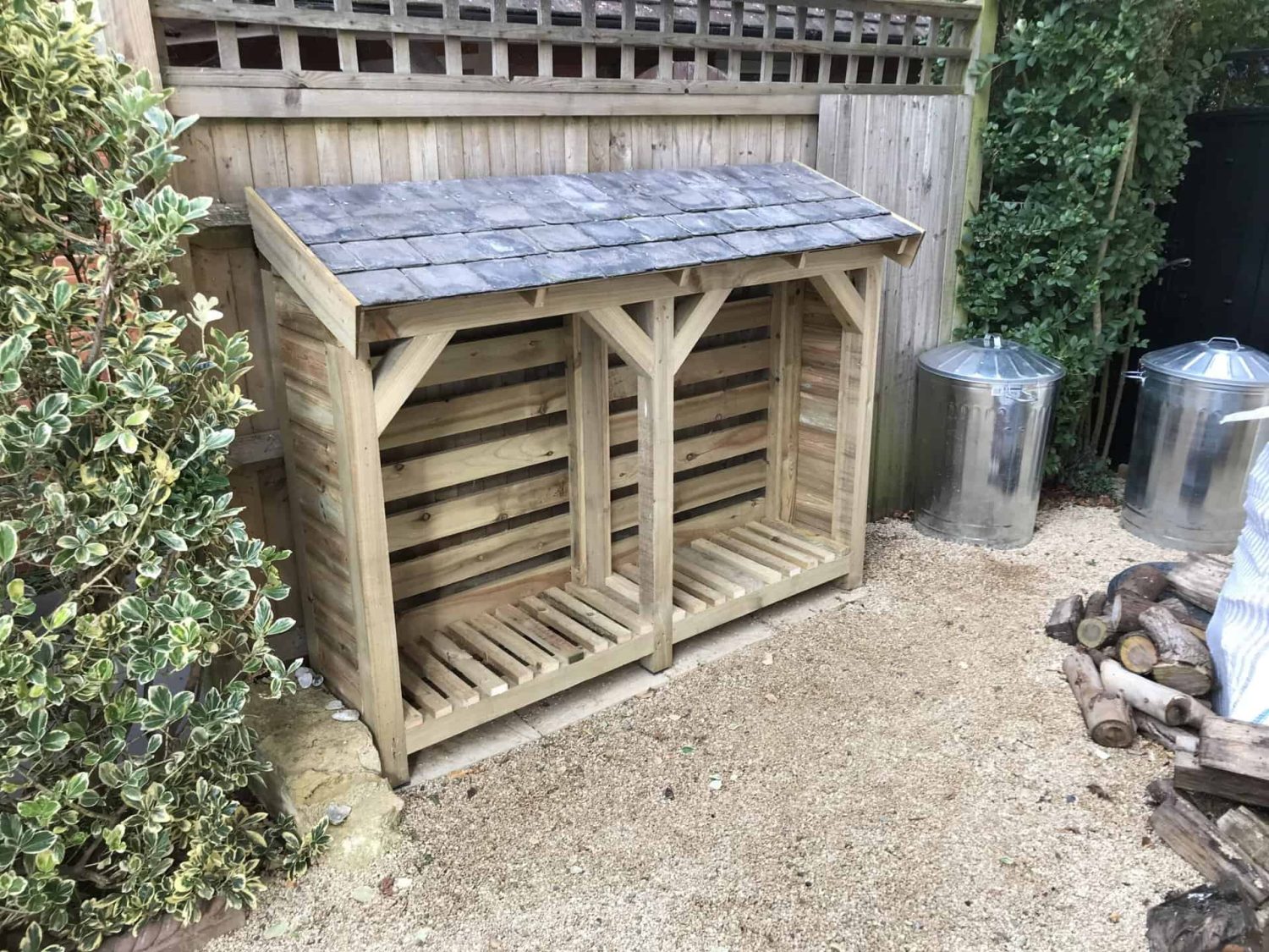 Jeanie - Slate Roof Log Store - Image 2