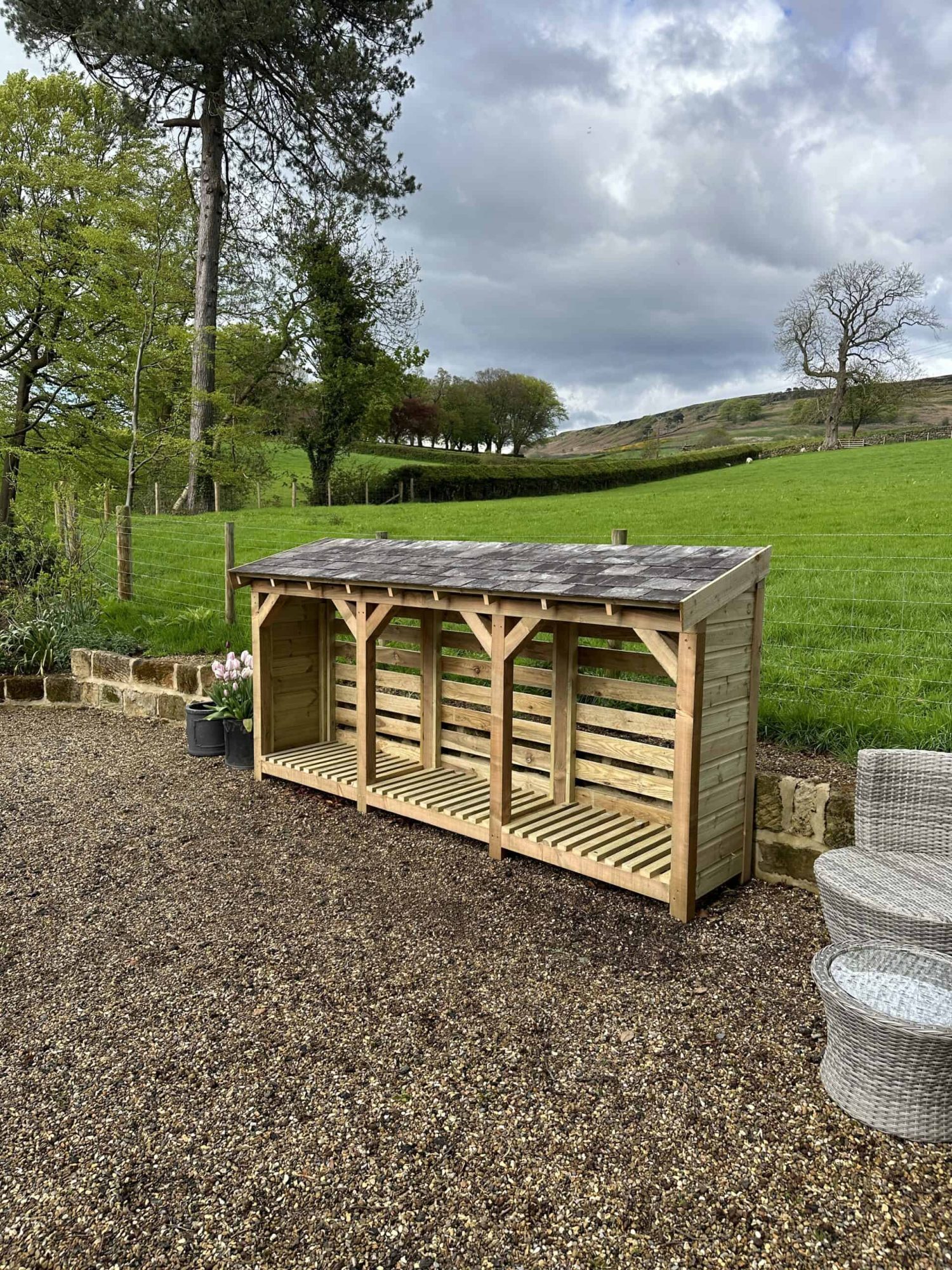 Bertie - Slate Roof Log Store - Image 7