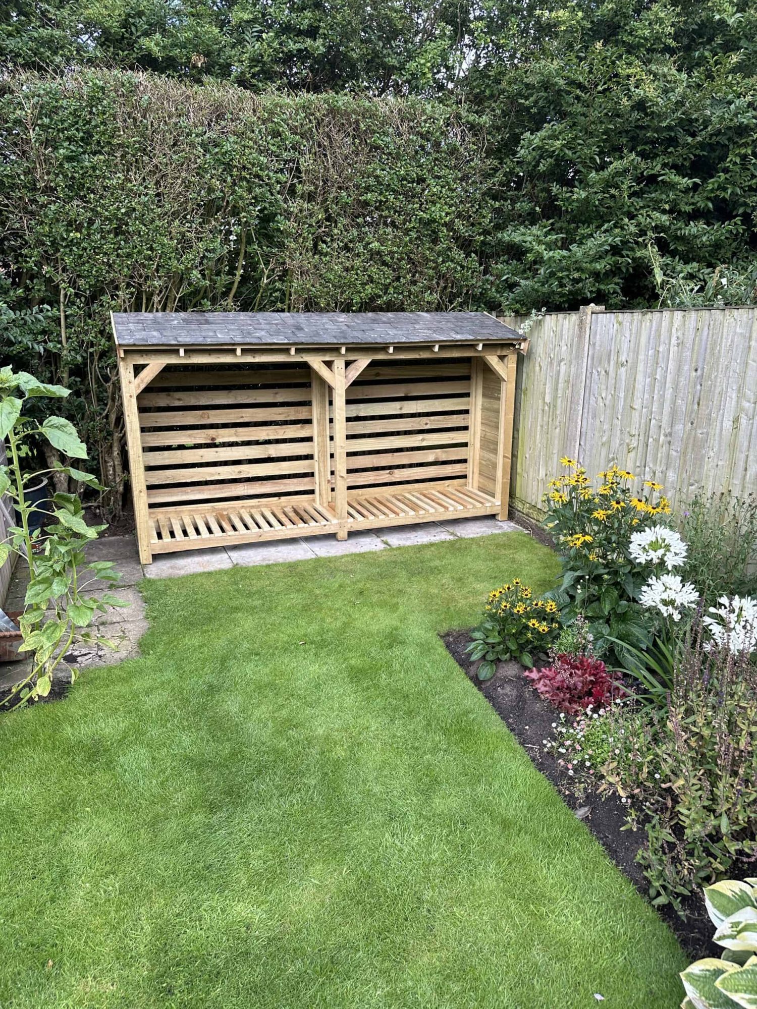 Dave - Slate Roof Log Store