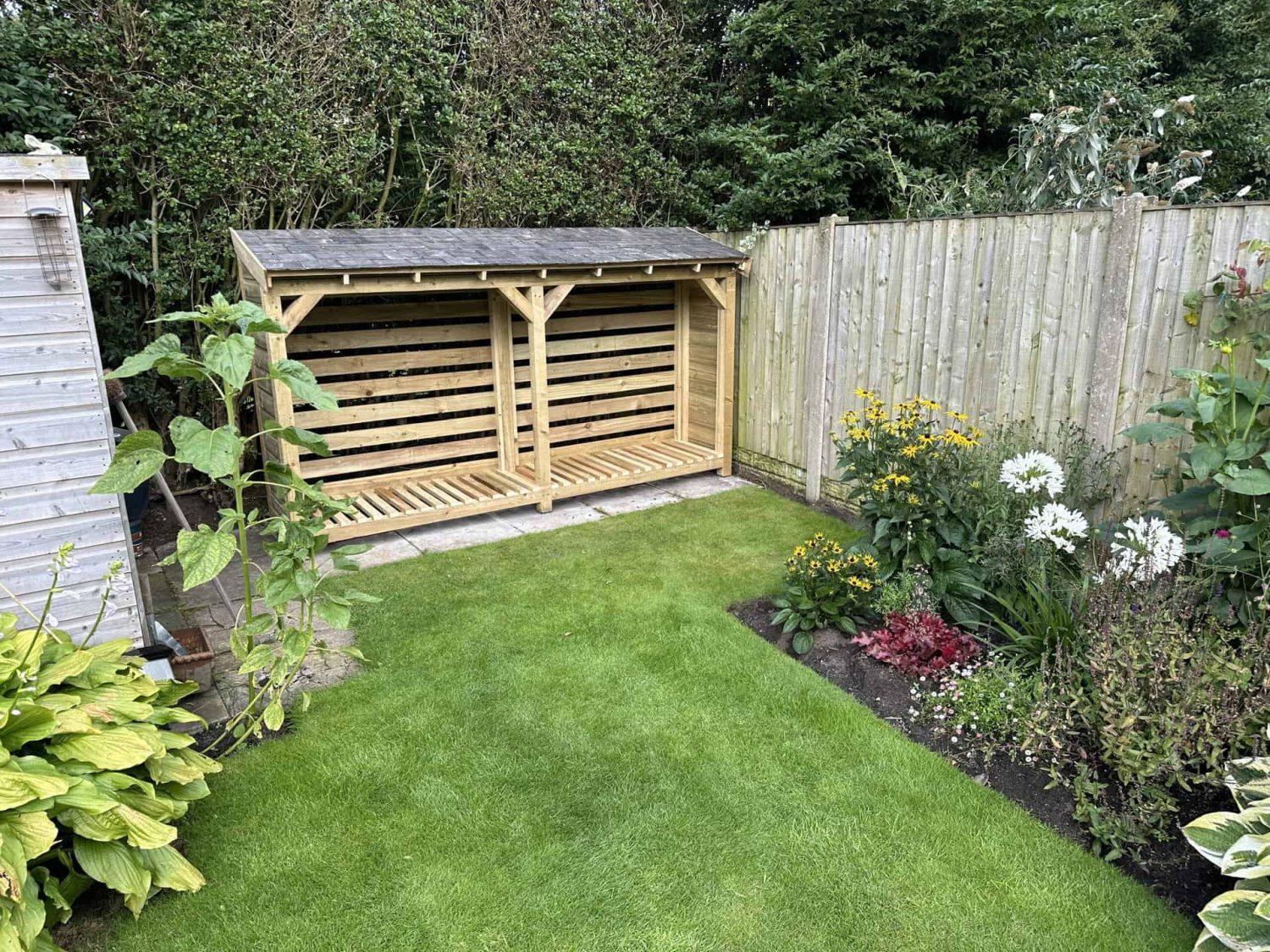 Dave - Slate Roofed Log Store - Image 2