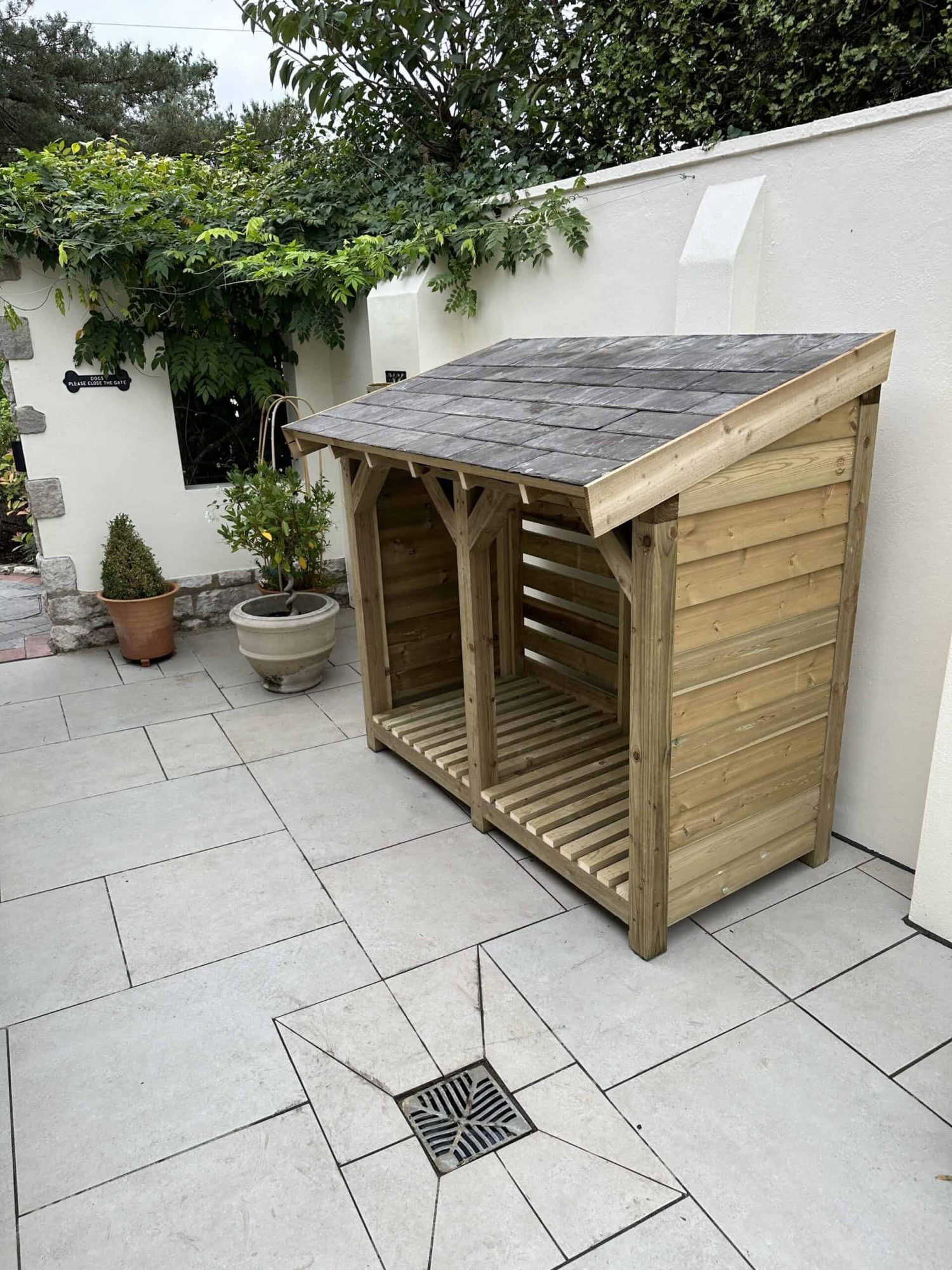 Lyra - Log Store with Slate Roof - Image 3