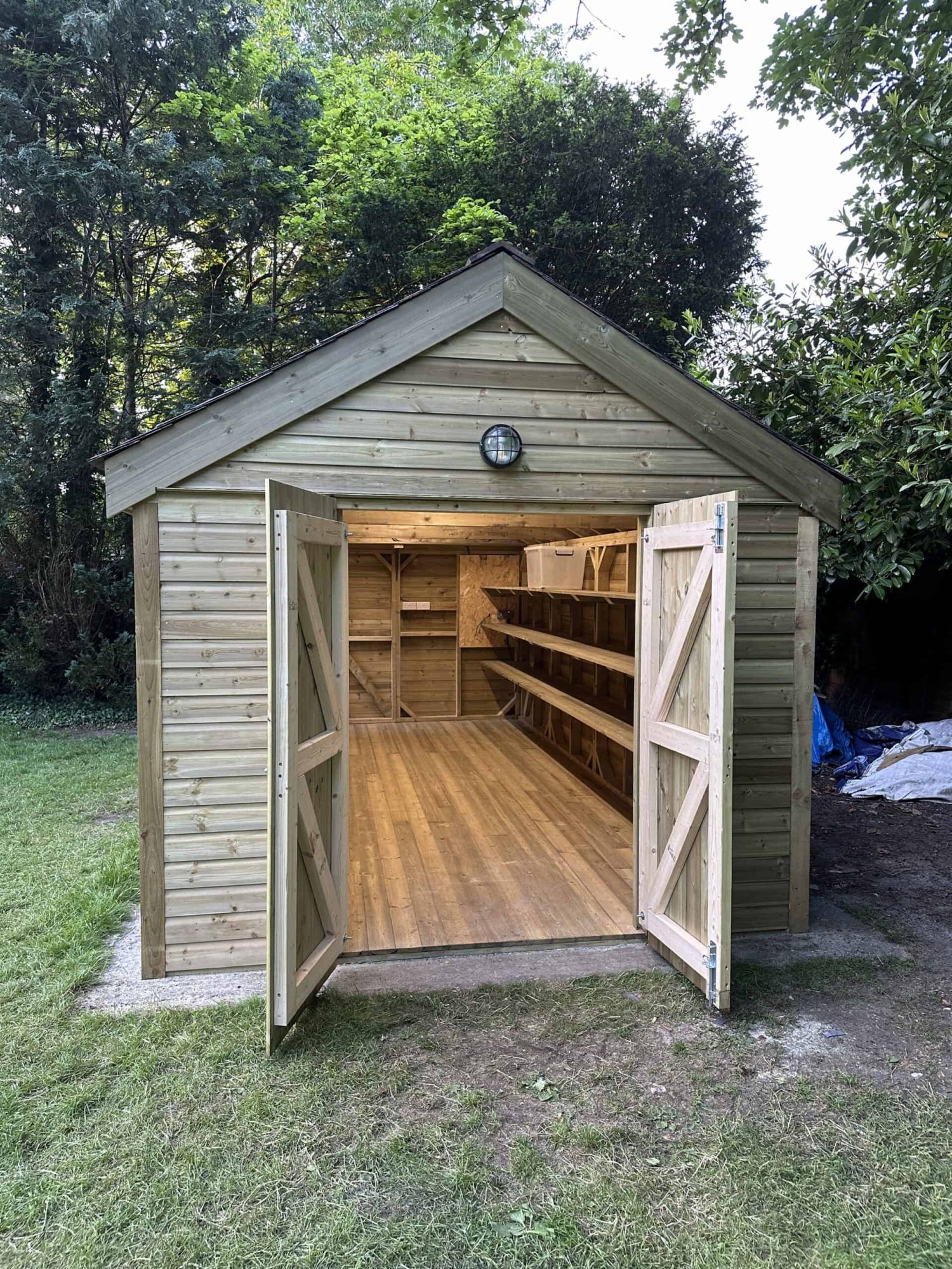 Big Storage Shed with Slate Roof - Image 4