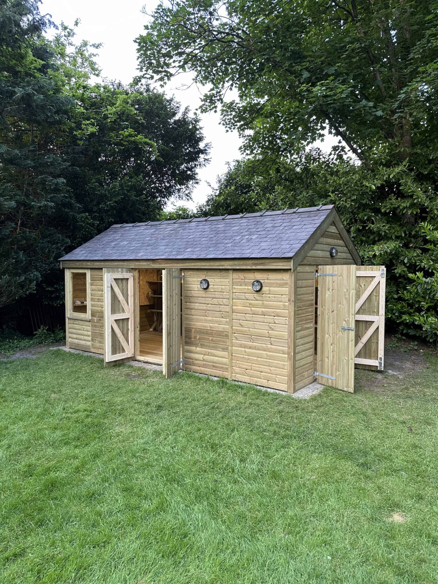 Big Storage Shed with Slate Roof - Image 5