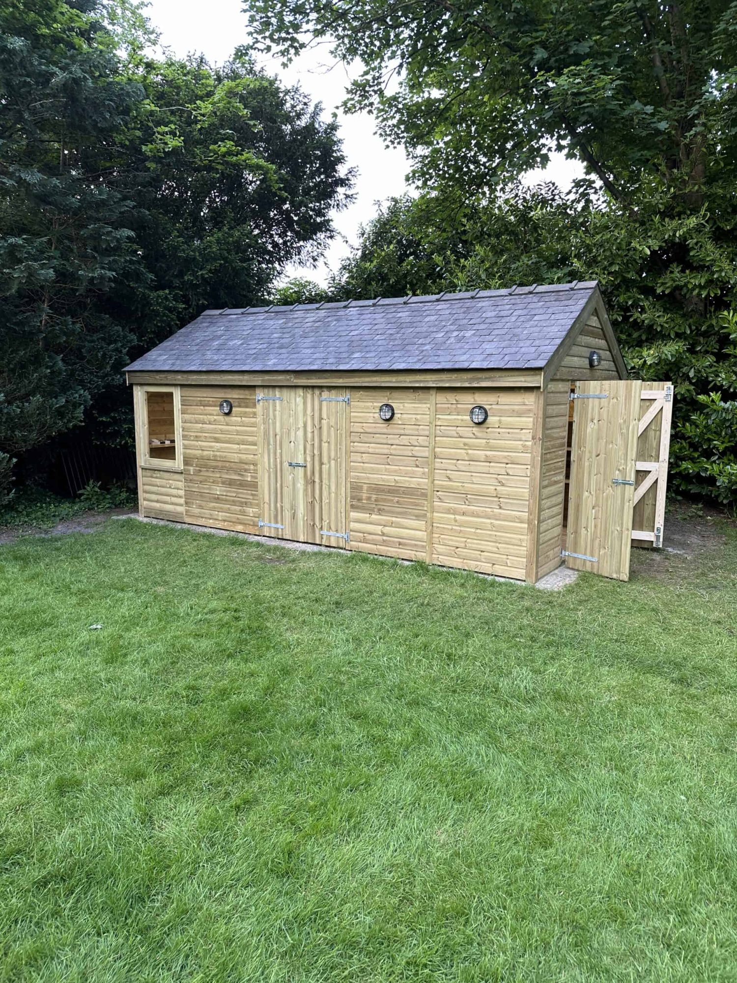 Big Storage Shed with Slate Roof - Image 6