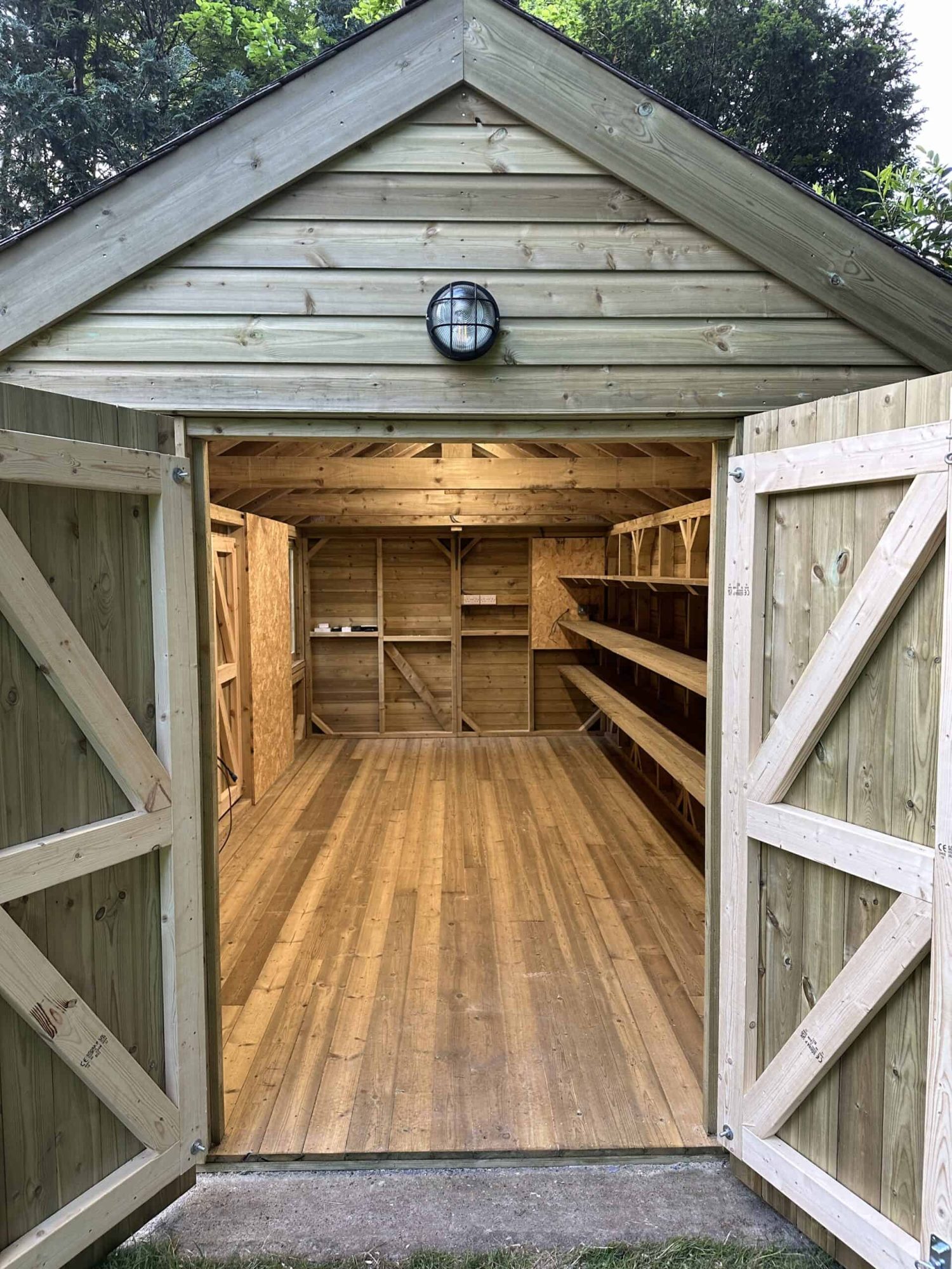 Big Storage Shed with Slate Roof - Image 7