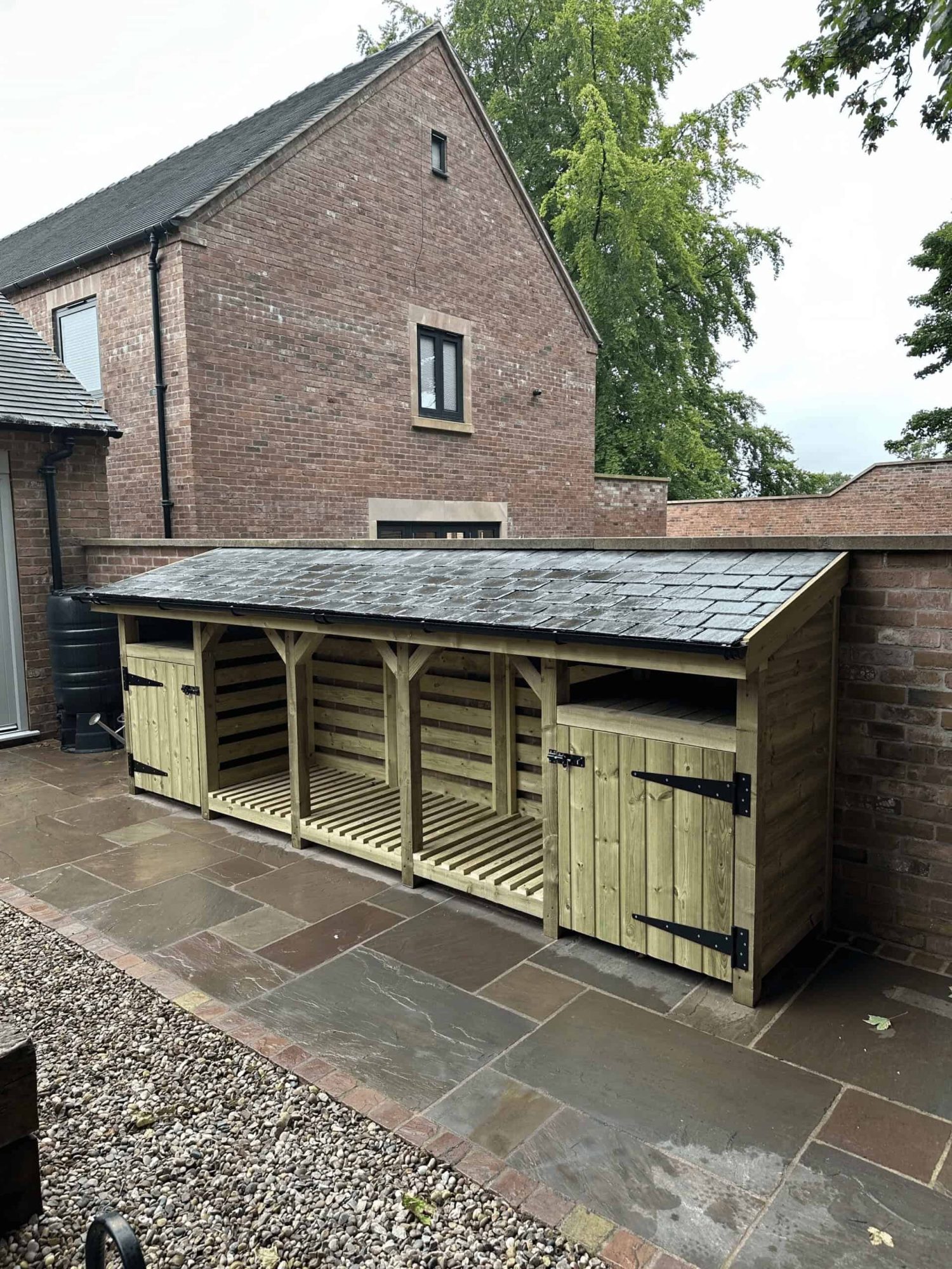 Richard - Slate Roof, Log Store and Garden Storage
