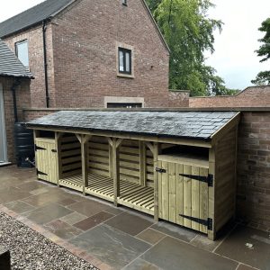 Richard - Slate Roof, Log Store and Garden Storage